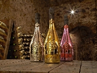 Piwnica, Butelki, Wina, Armand De Brignac, Szampan
