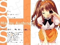 Mikuru Asahina, Suzumiya Haruhi No Yuuutsu, czarna kokarda