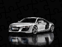 Asfalt, Audi R8, Mokry, Odbicie