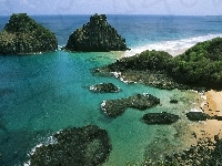 Atlantycki, Fernando de Noronha, Ocean, Brazylia