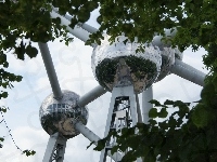 Bruxela, Atomium, Budowla