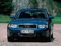 Audi A4, Niebieskie, Przód
