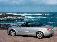 Audi A4, Srebrne, Cabrio