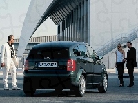 Audi A2, Zielone, Tył