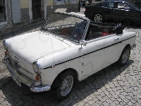 Autobianchi Bianchina, Dach, Biały, Kabriolet, Rozkładany