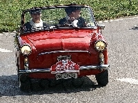 Autobianchi Bianchina, Paryż, Czerwony, Kabriolet, Rajd