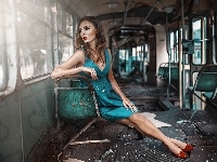 Autobus, Kobieta