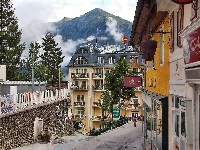 Bad Gastein, Hotel, Uliczka, Austria