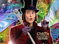 cylinder, Charlie And The Chocolate Factory, Johnny Depp, bajka