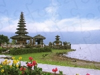 Bali, Świątynia, Jezioro, Indonezja