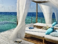 Basen, Relaks, Dom, Taras, Ocean