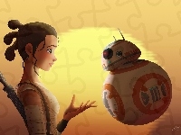 BB-8, Wojny, Dziewczyna, Robot, Gwiezdne