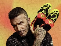 Piłkarz, Buty, David Beckham, Tatuaż, Adidas