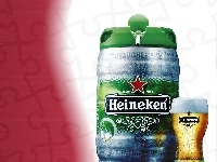 Beczułka, Piwo, Heineken, Kufel