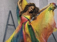 Kolorowa, Beyonce, Suknia