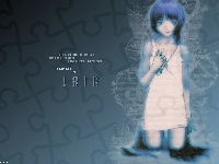 biała sukienka, Serial Experiments Lain, nożyczki