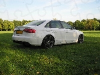 Białe, Obniżone, Audi A4 B8