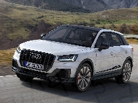 Droga, Audi SQ2, Białe