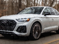 Przód, Audi SQ5, Białe