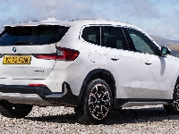 Tył, BMW X1, Białe