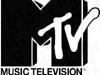 Biało, MTV, Logo, Czarne
