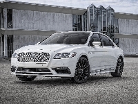 2020, Biały, Lincoln Continental, Budynek