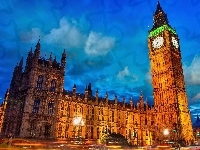 Big Ben, Anglia, Pałac, Westminster, Londyn
