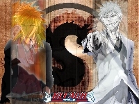 postacie, Bleach, napis