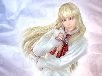 Broszka, Tekken 5 Dark Resurrection, Sukienka, Blond, Lili, Emilie De Rochefort, Rękawiczki