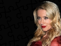 Blond, Amber Heard, Uśmiech, Włosy