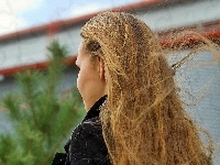 Blondynka, Dziewczyna, Modelka, Profil