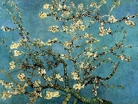 Branches, Bloom, Vincent Van Gogh, Almond, In