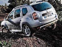 Błoto, Dacia Duster, 4x4