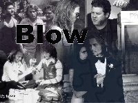 Blow, postacie, napis, Johnny Depp