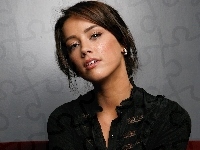 Bluzeczka, Włosy, Amber Heard, Czarna, Czarne
