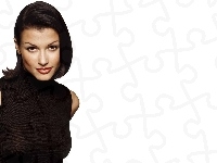 Bluzeczka, Bridget Moynahan, Czarna, Spojrzenie