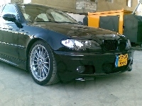 BMW 3, Przód, Czarny, E46