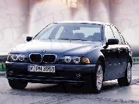 BMW 5, niebieskie, E39