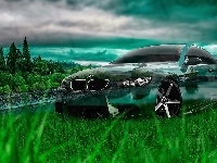 BMW, Fantasy, Samochód, Trawa