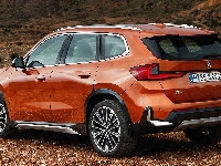 Tył, BMW X1, Bok, 2022
