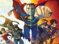 Serial animowany, Dobro, Justice League Crisis on Two Earths, Bohaterowie, Zło, Liga Sprawiedliwych Kryzys na dwóch Ziemiach