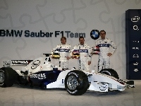 bolid, Formuła 1, BMW Sauber, kierowcy