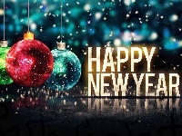 Bombki, Nowy Rok, Happy New Year