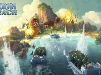 Boom Beach, Gra, Strategia, Grafika 3D