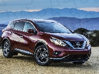 Góry, Nissan Murano, Bordowy