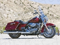 Bordowy, Harley Davidson Road King