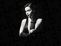 Bransoletka, Kobieta, Rękawiczki, Emilia Clarke