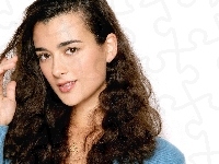 Brązowe, Cote De Pablo, Brunetka, Oczy