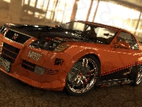 Brązowy, Nissan GTR
