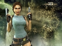 broń, kobieta, Tomb Raider Anniversary